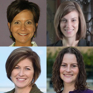 outgoing alumni board members