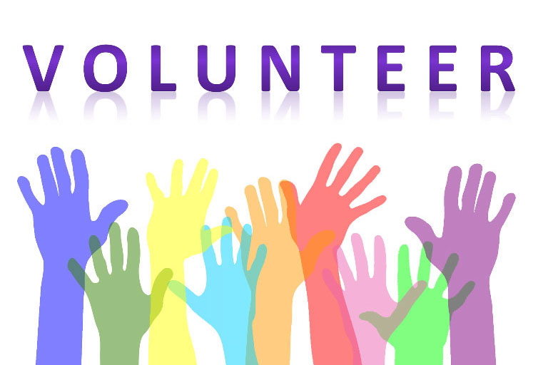 volunteering hands image