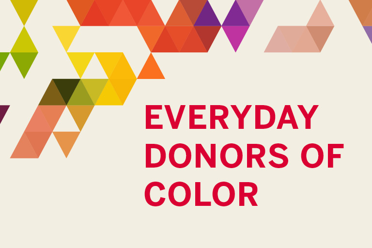 Everyday donors of color feature