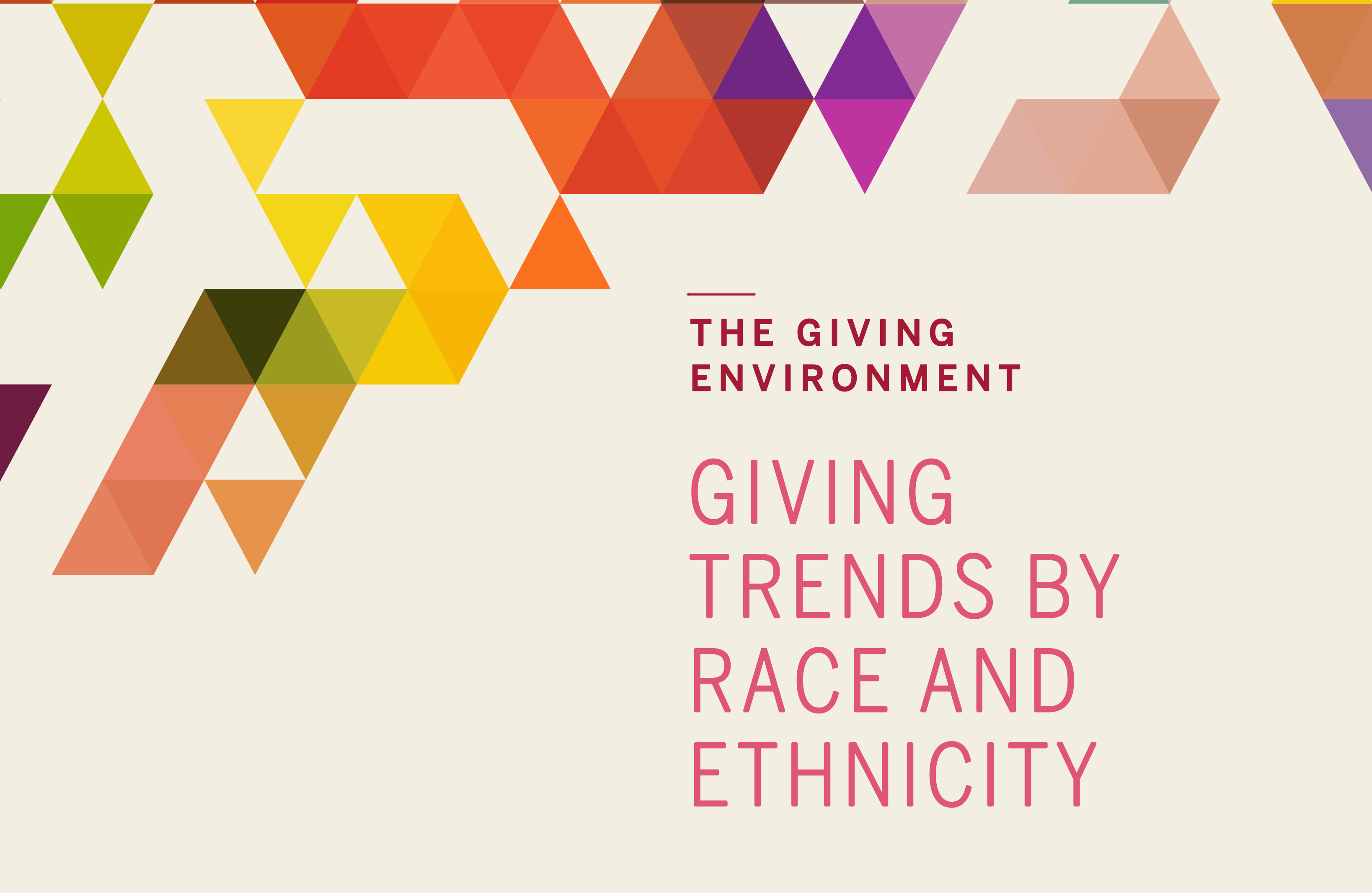Giving trends by race and ethnicity the giving environment